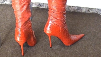 11cm Rote Stiefel