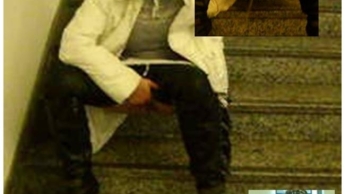 Abgepisst im Einkaufscenter