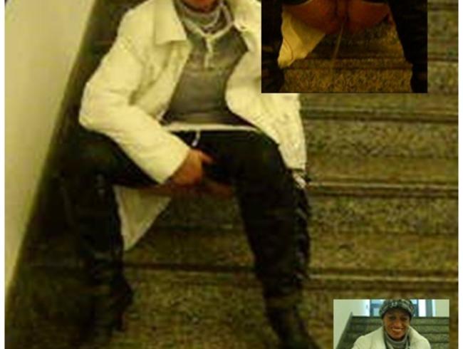 Abgepisst im Einkaufscenter