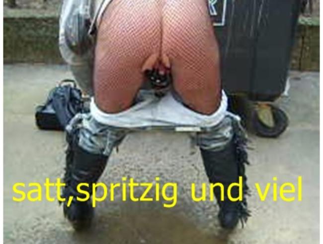 Auf meinen eigenen Hof mal gepisst ;)