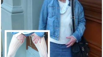 Bei Omma vor der Tür;)