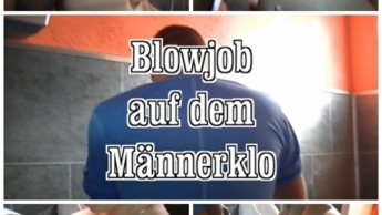 Blowjob auf dem Männerklo
