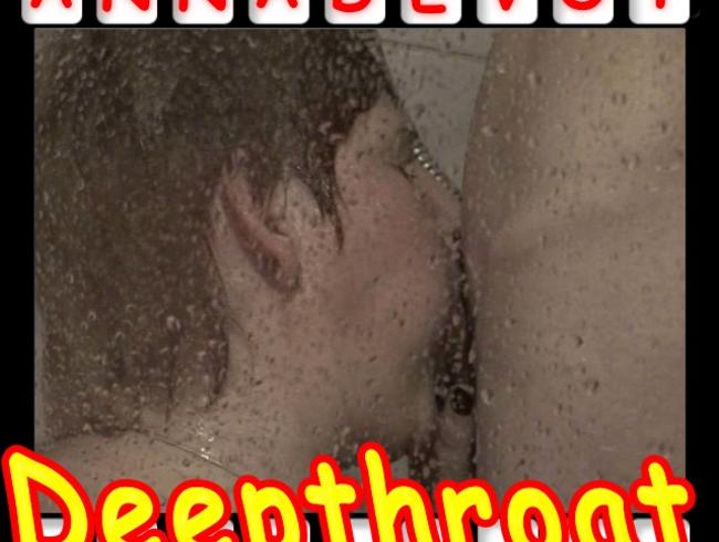 DEEPTHROAT Blowjob in der Dusche