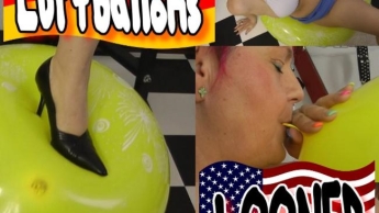 Der Ritt auf dem großen gelben Luftballon