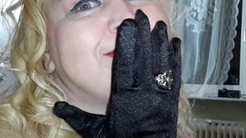 Entsaftung mit Handschuh