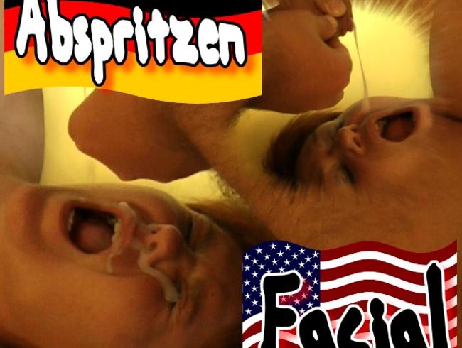 Er saut mich mit Sperma voll