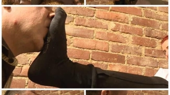 Fuss und Stiefelknecht