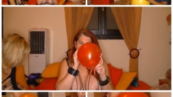 Hausparty mit Luftballons