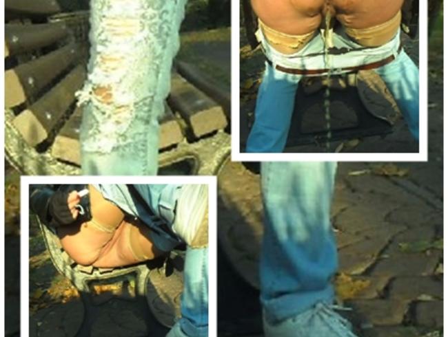 In neuer Jeans Pissen+OB wechsel