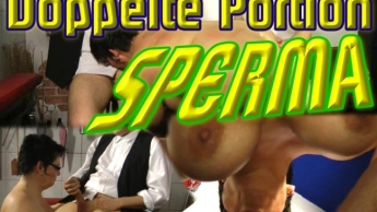 Jetzt wird es LECKER – Doppelte Portion SPERMA
