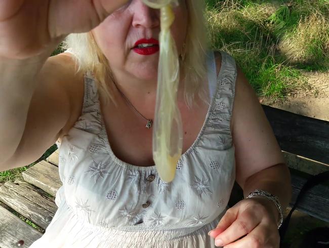 Kondomspiele – den Sack voller Sperma