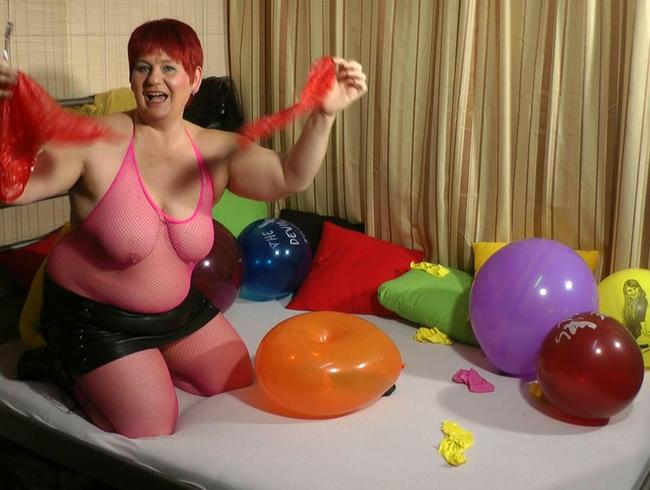 Luftballons platzen lassen – Fetischvideo