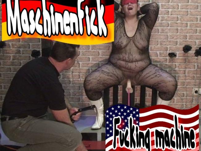 Meine devote Fotze und die Fickmaschine