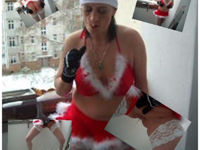 Mit Schnee die Pussy sauber gemacht…