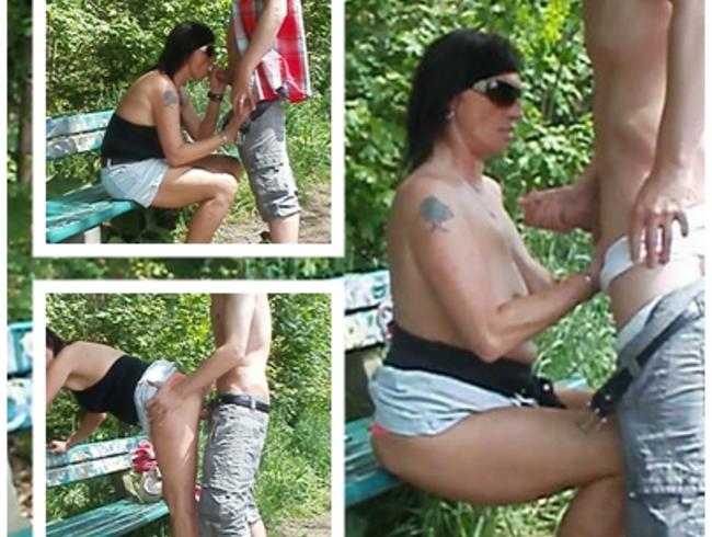 Outdoor auf die Titten