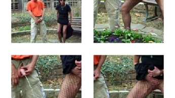 PaarPiss / Zusammen ins Blumenbeet