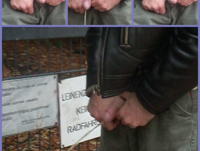 Pissen und die Hose klemmt!