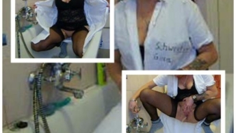 Pissweitschießen im Kittel(Userwunsch)