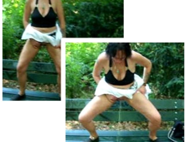 Public Piss im Park am Zoo