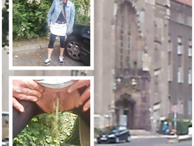 Publik Piss Amtgerichtsparkplatz
