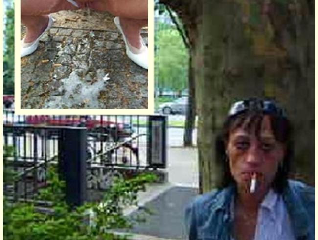 Publik Piss an der U-Bahn