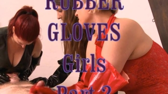Rubber Gloves Girls 2