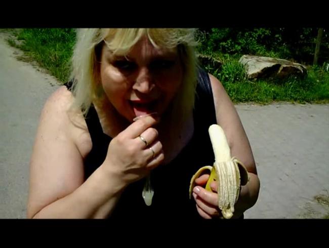 Sperma- Banane – cum on Food