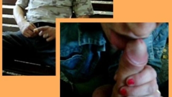 Spontaner Blow Job im Humboldhain