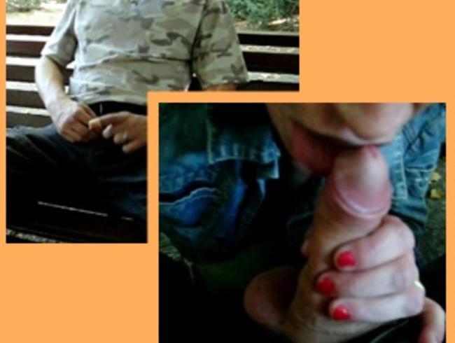 Spontaner Blow Job im Humboldhain