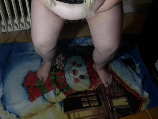 Versaut Dominante Spiele mit dem Schneemann