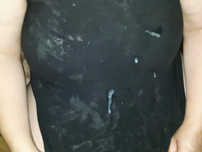 Wichsflecken – frisch und getrocknet