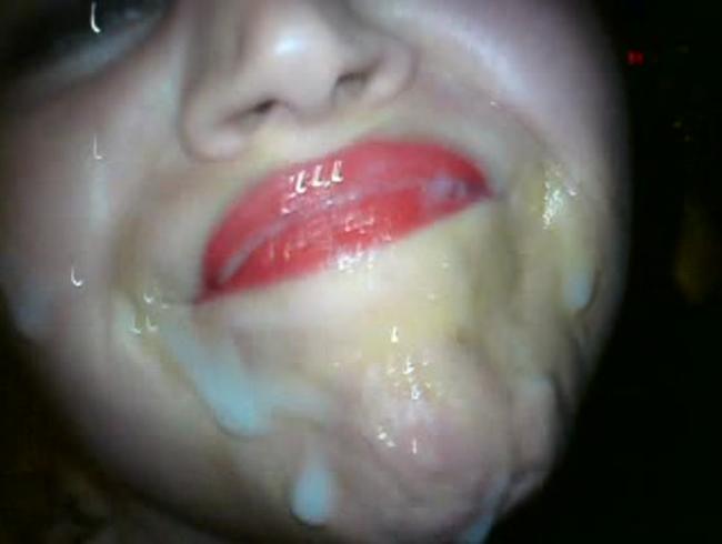 bespermte Disco- schlampe