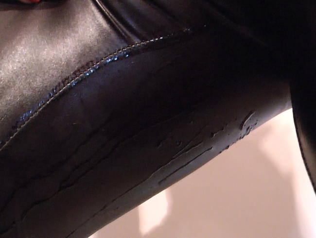 diese hauch dünne leder leggins