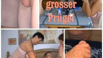 ein grosser Prügel