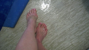 fussreinigung mit pisse