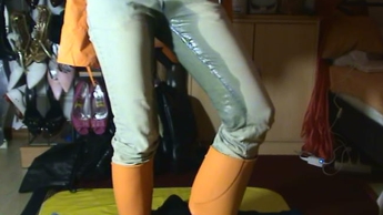 gummistiefel und jeans…..