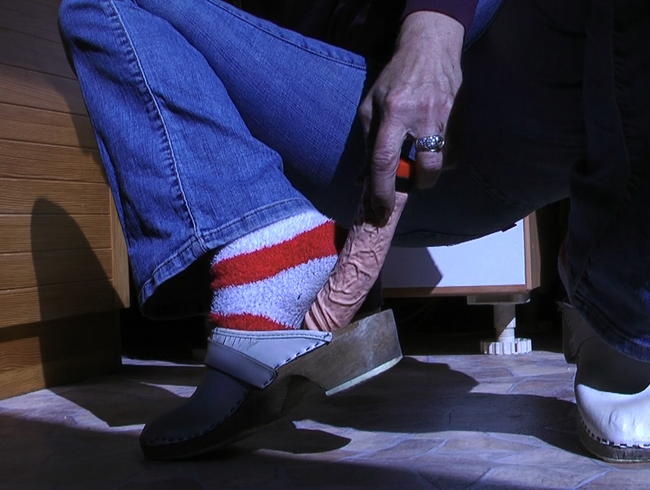 ich lieb sie….meine verwarzten cloggs