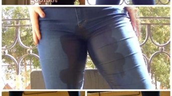 in die Jeans gepisst