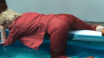 nur nass werden…..smile