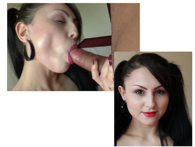 schwanzverliebtes Kätzchen darf blasen !