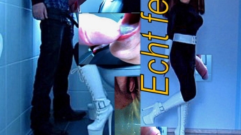 Fetter Schwanz auf Firmenklo