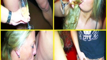 Frisch abgezapfte Pisse für mich!