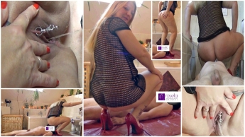 Lebendes Klomaul vollgepisst! Pisse schlucken Deluxe!