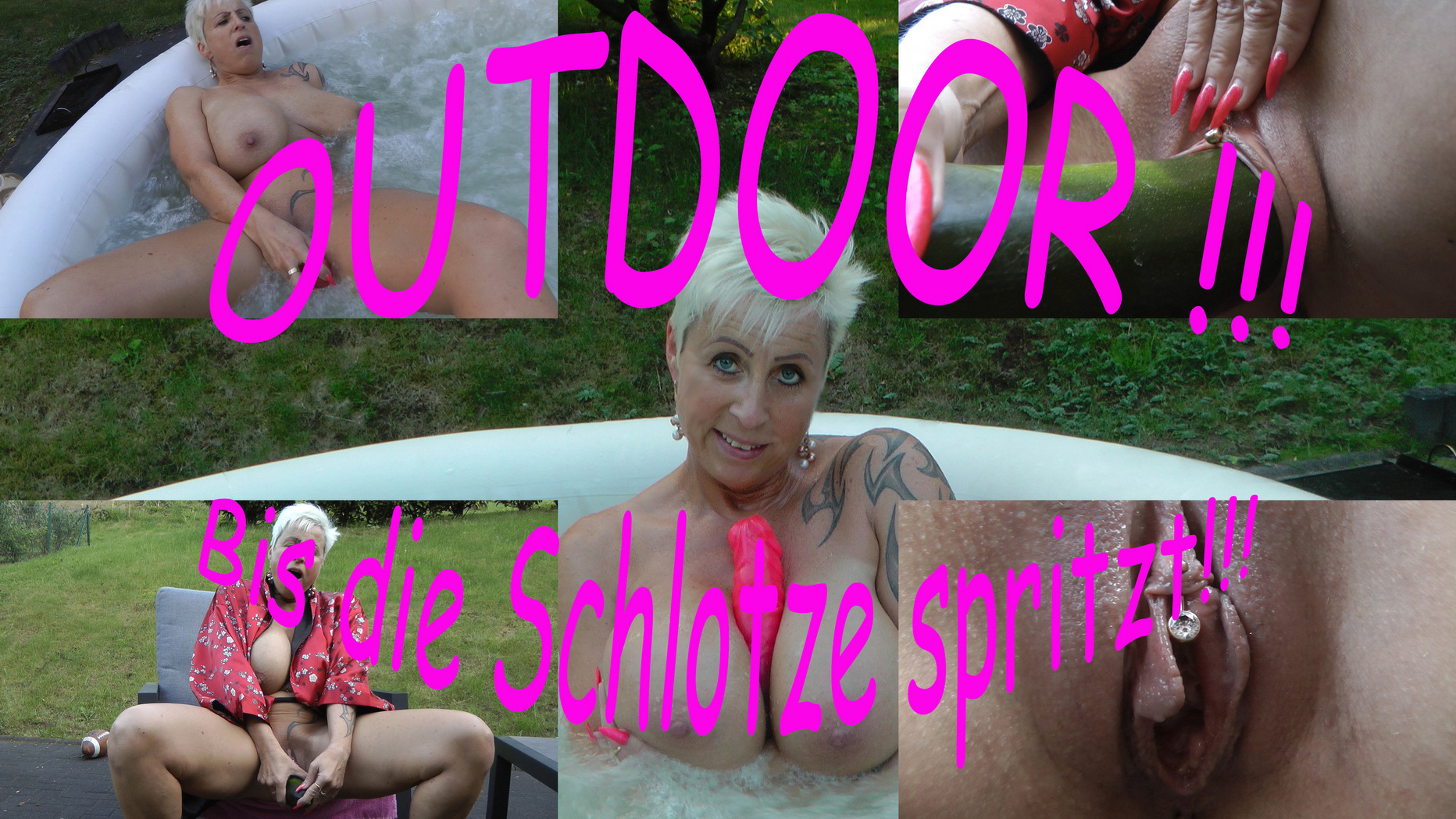 Outdoor!! Bis die Schlotze spritzt!!!