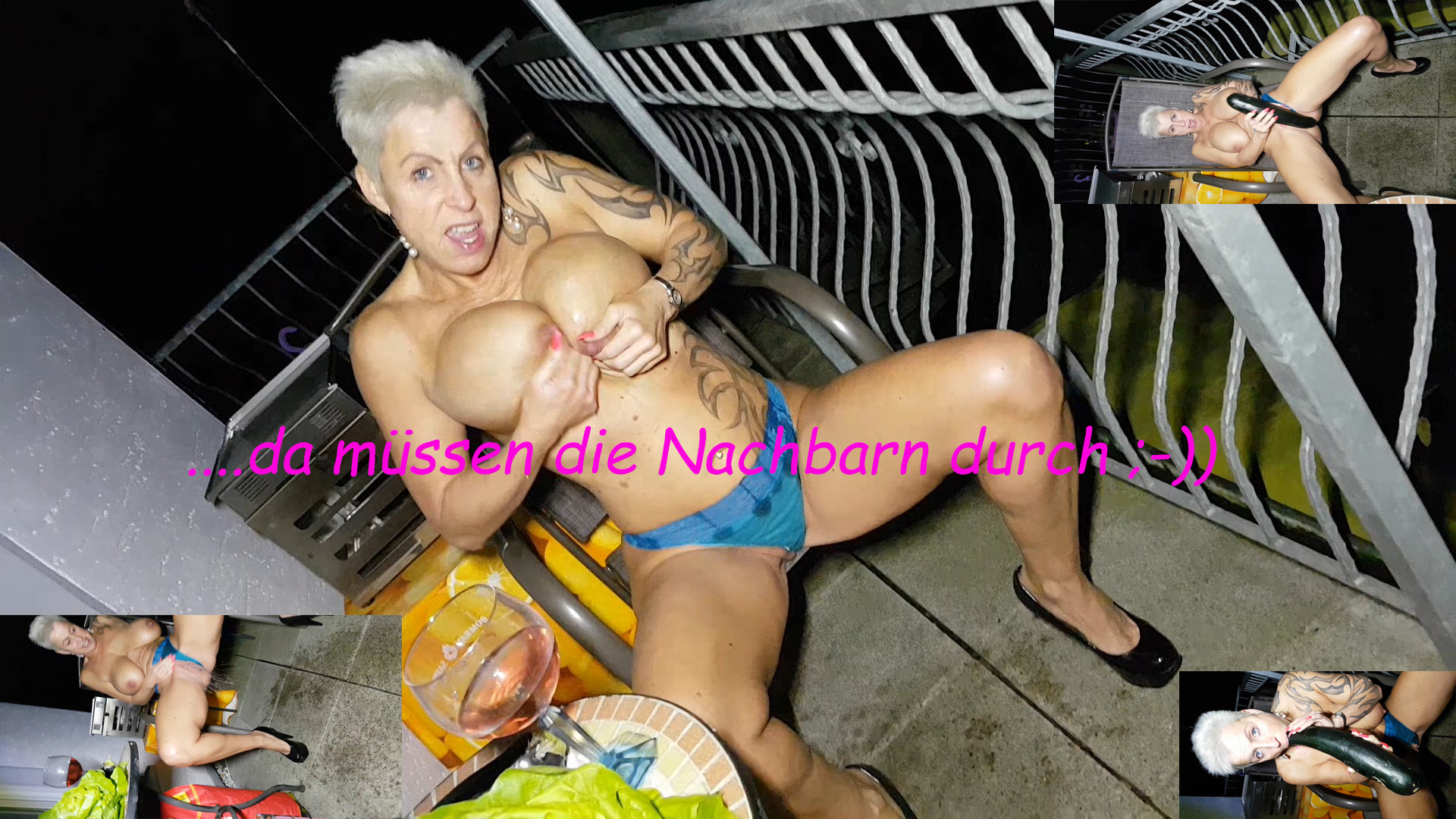 Outdoor!! In Public!!…da müssen die Nachbarn durch!!!