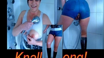 Weichgespülte Möse in Prallarsch-Fotzenjeans