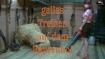 geiles Treiben auf dem Bauernhof