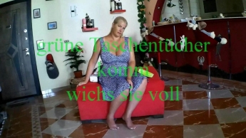 grüne Taschentücher – wichs sie voll