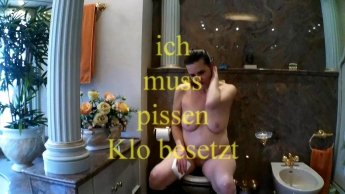 ich muss pissen – und das Klo besetzt