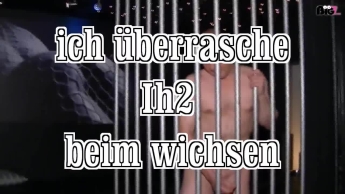 ich überraschte ihn beim wichsen